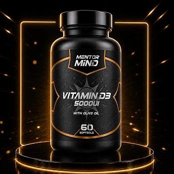 MentorMind Vitamin D3 5000ME 60 SOFT